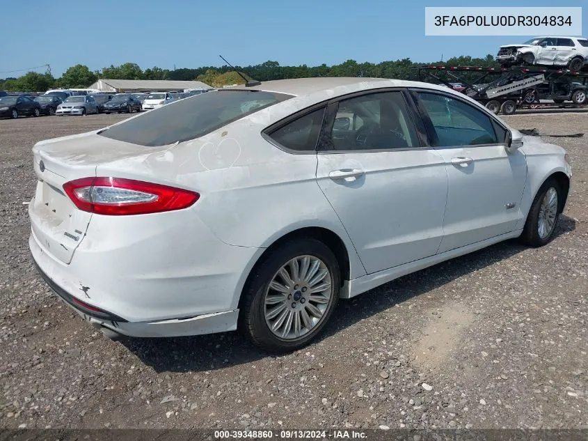 2013 Ford Fusion Hybrid Se VIN: 3FA6P0LU0DR304834 Lot: 39348860