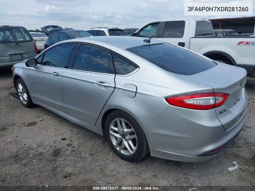 3FA6P0H7XDR281260 2013 Ford Fusion Se