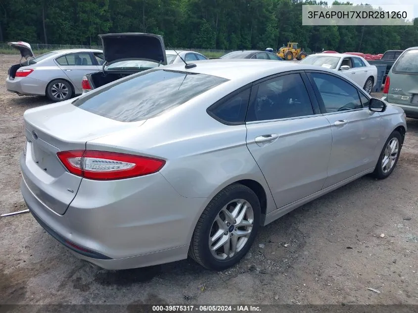 3FA6P0H7XDR281260 2013 Ford Fusion Se