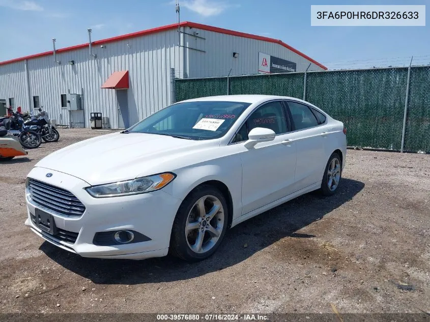 2013 Ford Fusion Se VIN: 3FA6P0HR6DR326633 Lot: 39576880