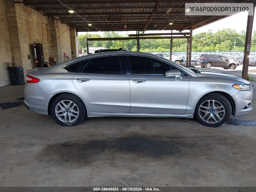 2013 Ford Fusion Titanium VIN: 3FA6P0D90DR137109 Lot: 39649583