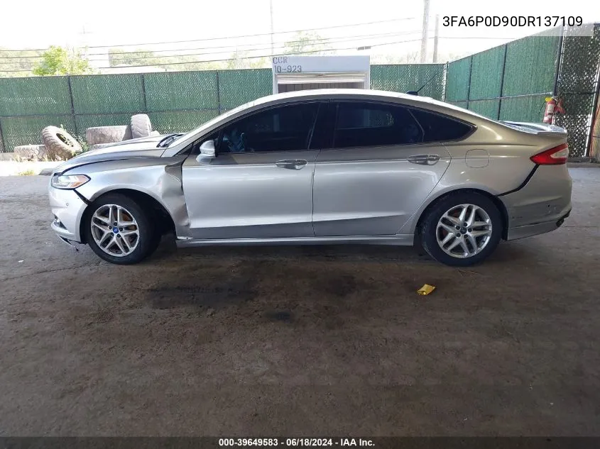 2013 Ford Fusion Titanium VIN: 3FA6P0D90DR137109 Lot: 39649583