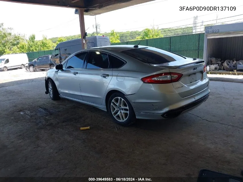 2013 Ford Fusion Titanium VIN: 3FA6P0D90DR137109 Lot: 39649583