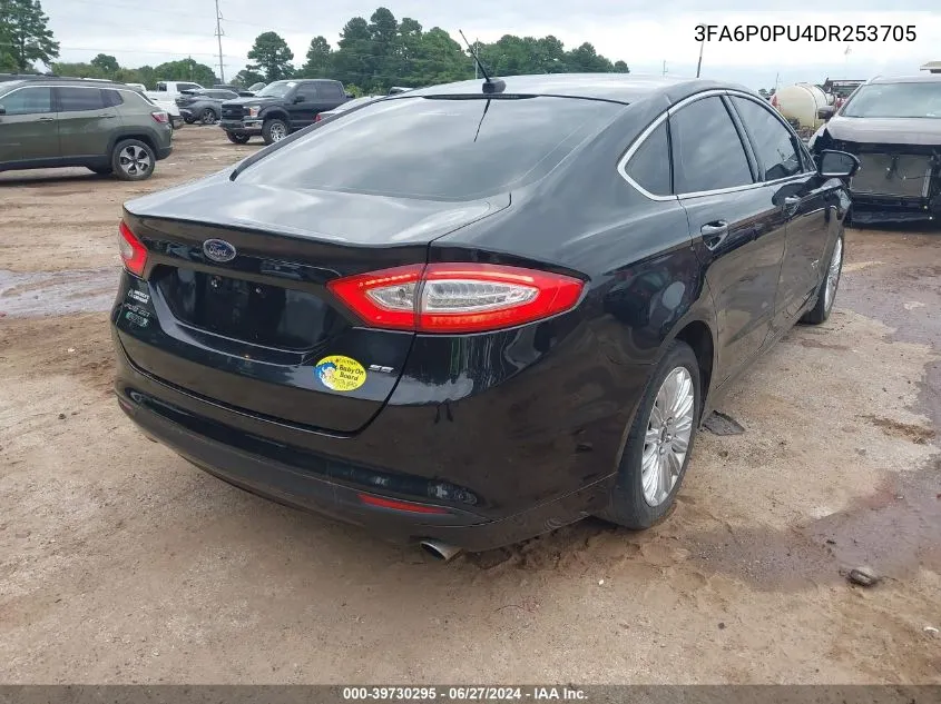 3FA6P0PU4DR253705 2013 Ford Fusion Energi Se Luxury