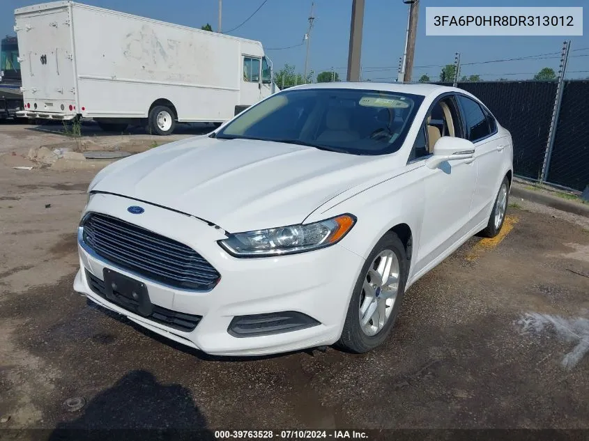 2013 Ford Fusion Se VIN: 3FA6P0HR8DR313012 Lot: 39763528