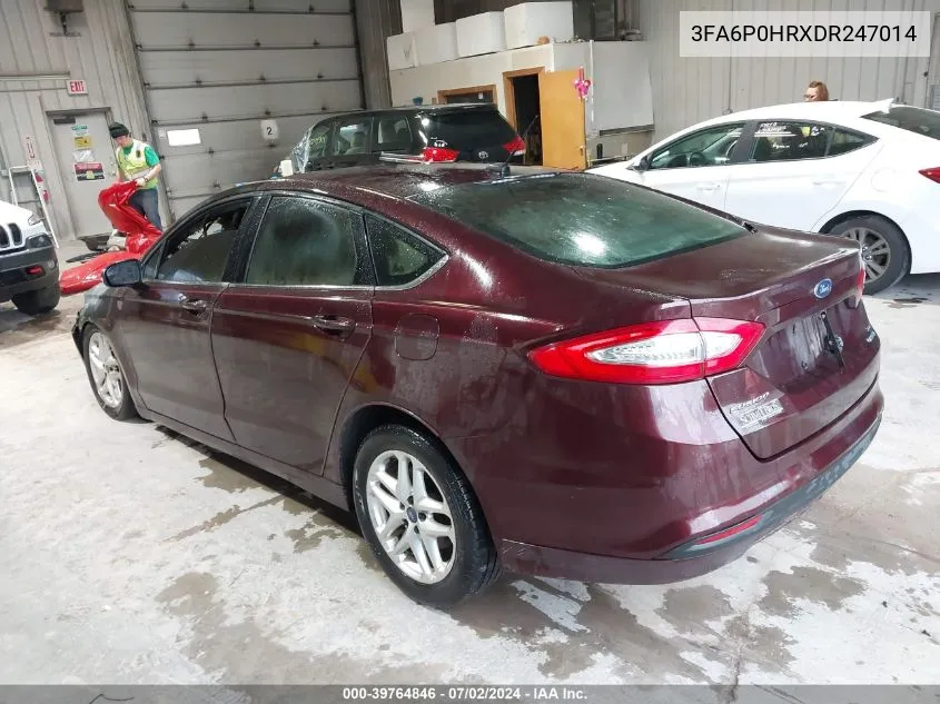 3FA6P0HRXDR247014 2013 Ford Fusion Se