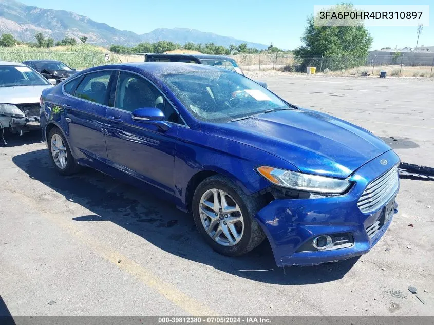 2013 Ford Fusion Se VIN: 3FA6P0HR4DR310897 Lot: 39812380