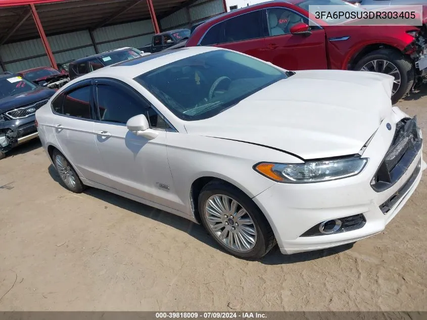 3FA6P0SU3DR303405 2013 Ford Fusion Energi Titanium