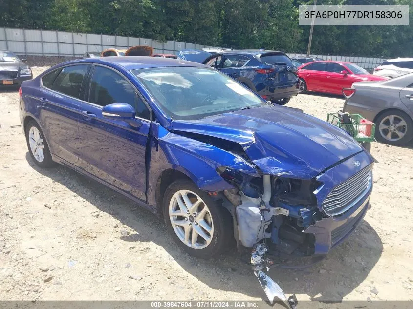 3FA6P0H77DR158306 2013 Ford Fusion Se