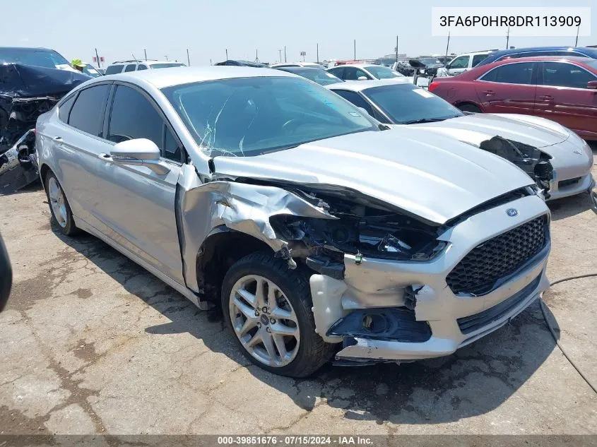 3FA6P0HR8DR113909 2013 Ford Fusion Se