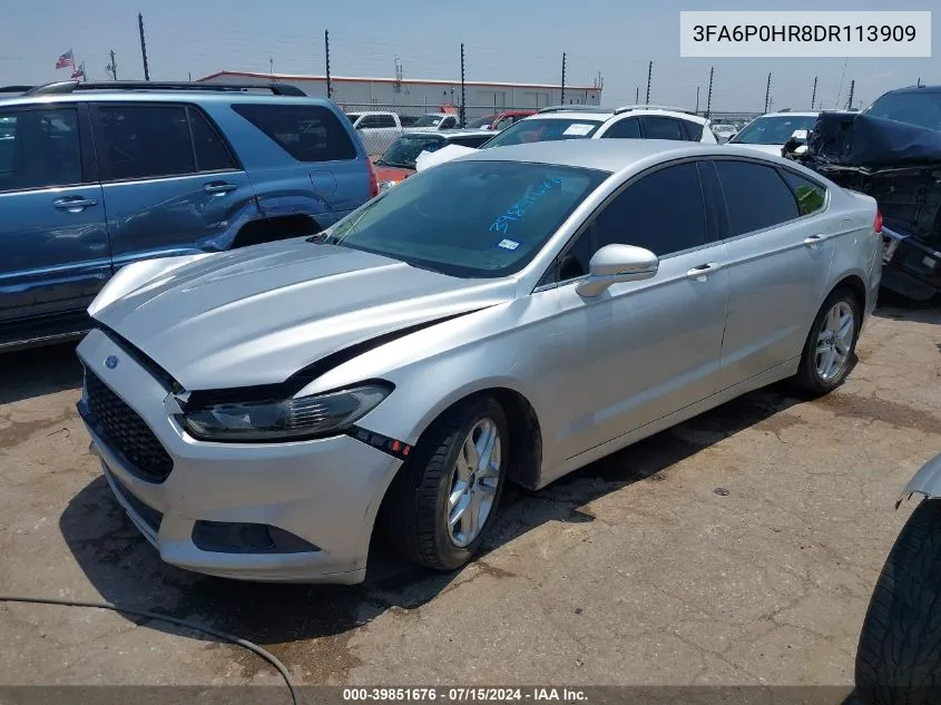 3FA6P0HR8DR113909 2013 Ford Fusion Se