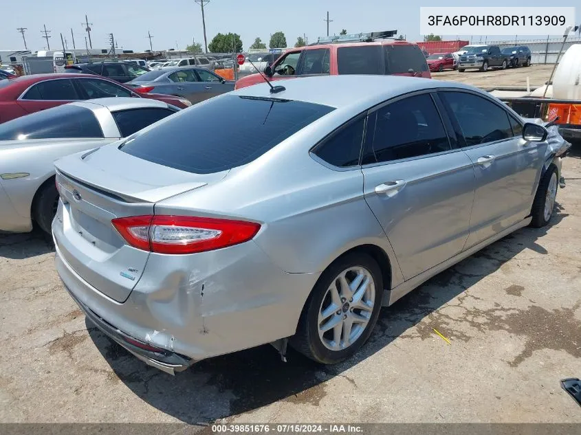 3FA6P0HR8DR113909 2013 Ford Fusion Se