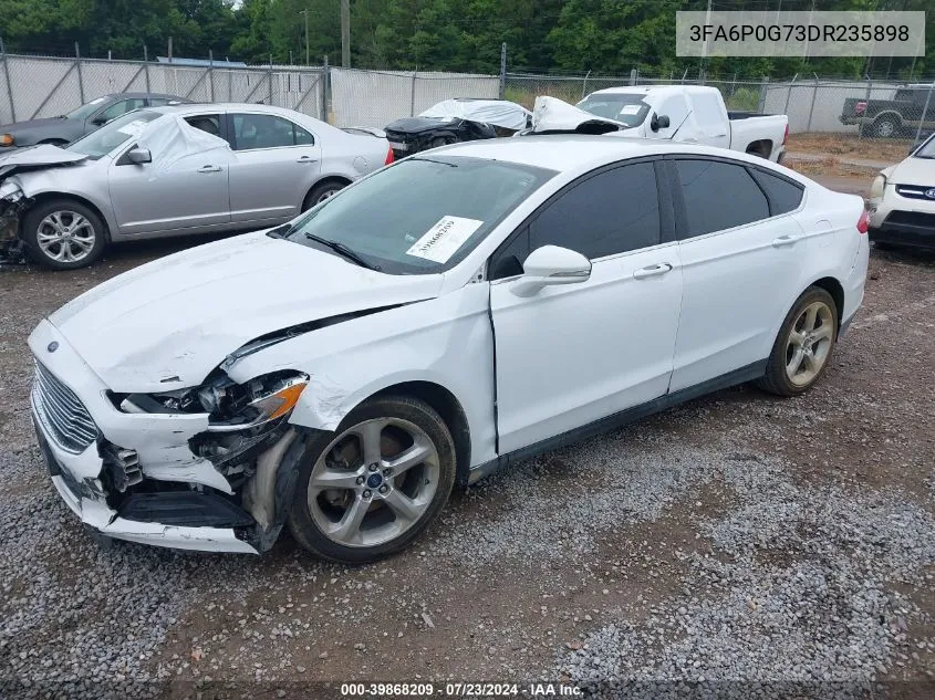 3FA6P0G73DR235898 2013 Ford Fusion S