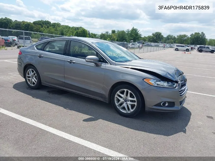 3FA6P0HR4DR175839 2013 Ford Fusion Se