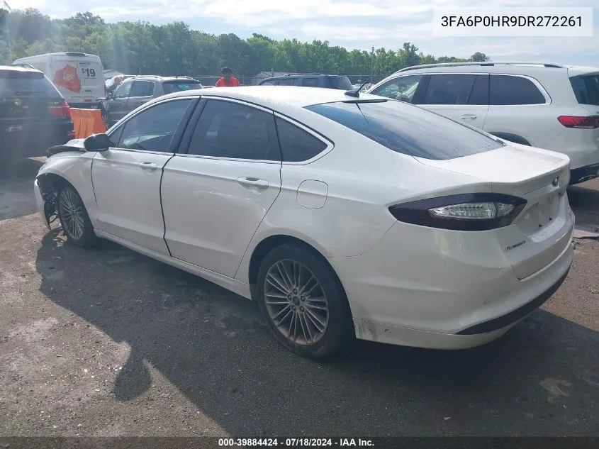 2013 Ford Fusion Se VIN: 3FA6P0HR9DR272261 Lot: 39884424