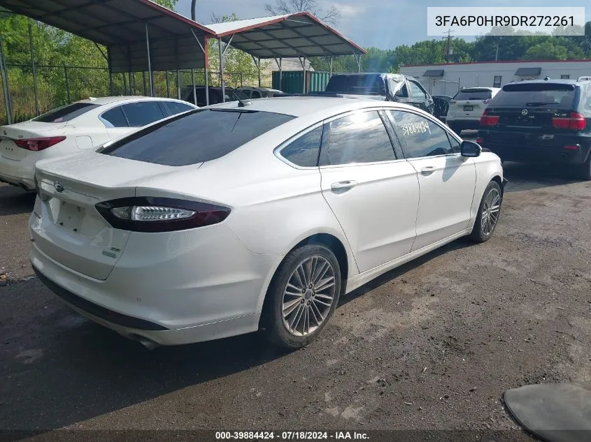 2013 Ford Fusion Se VIN: 3FA6P0HR9DR272261 Lot: 39884424