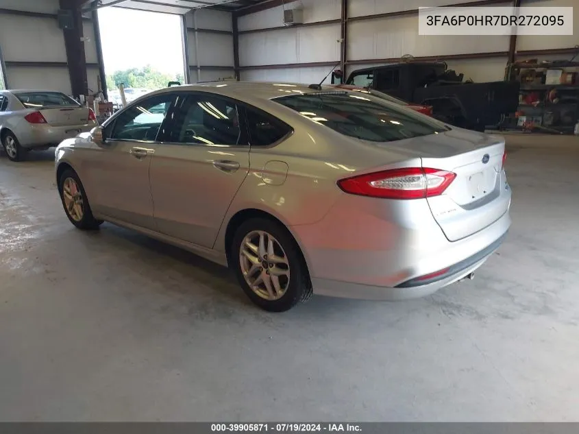 2013 Ford Fusion Se VIN: 3FA6P0HR7DR272095 Lot: 39905871