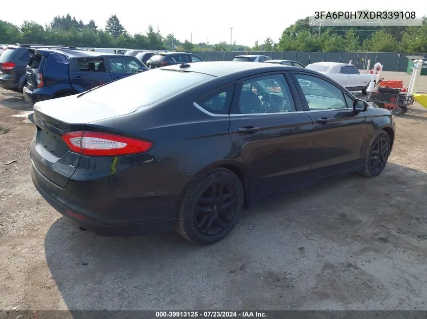 3FA6P0H7XDR339108 2013 Ford Fusion Se