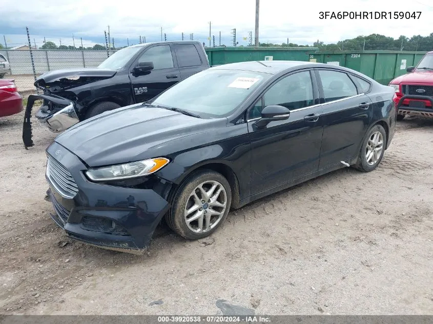 2013 Ford Fusion Se VIN: 3FA6P0HR1DR159047 Lot: 39920538