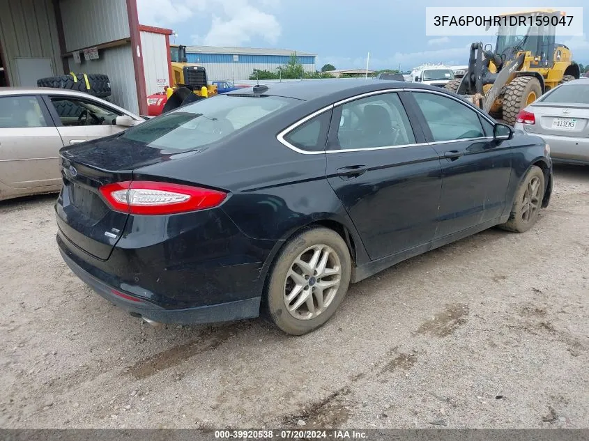 2013 Ford Fusion Se VIN: 3FA6P0HR1DR159047 Lot: 39920538