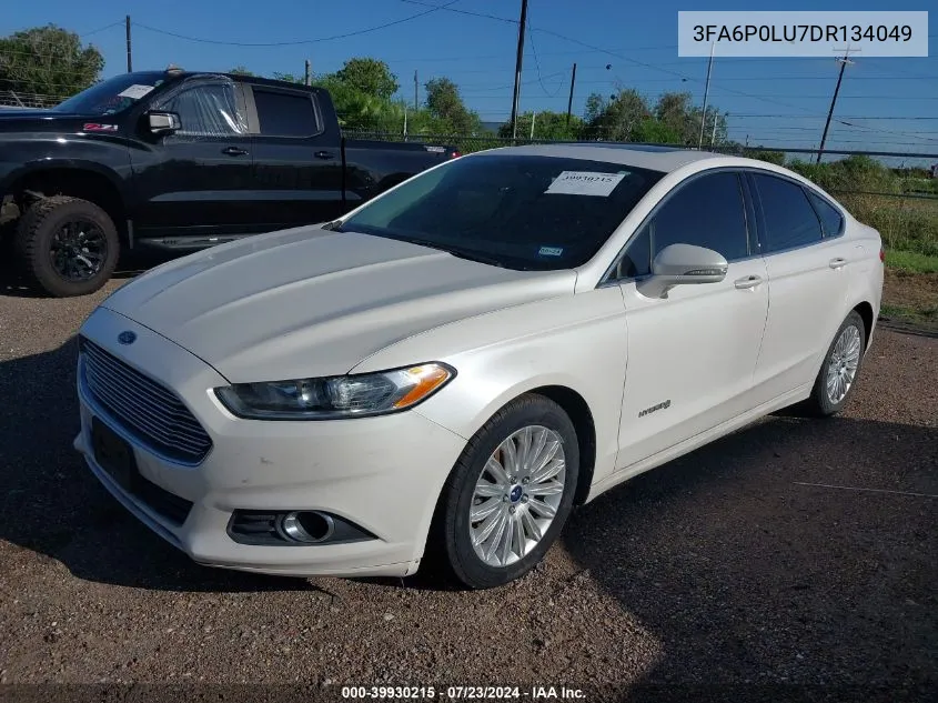 2013 Ford Fusion Hybrid Se VIN: 3FA6P0LU7DR134049 Lot: 39930215