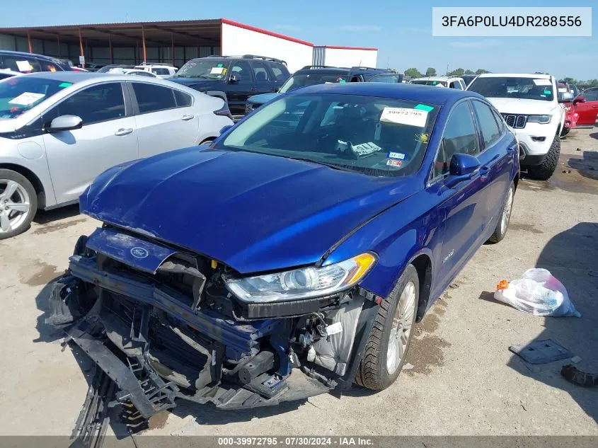 3FA6P0LU4DR288556 2013 Ford Fusion Hybrid Se