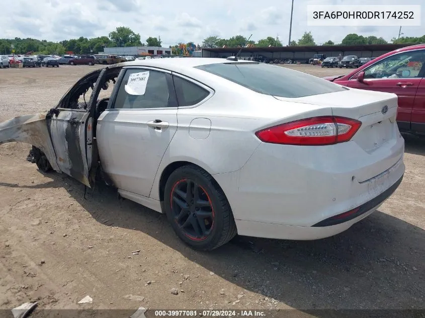 3FA6P0HR0DR174252 2013 Ford Fusion Se