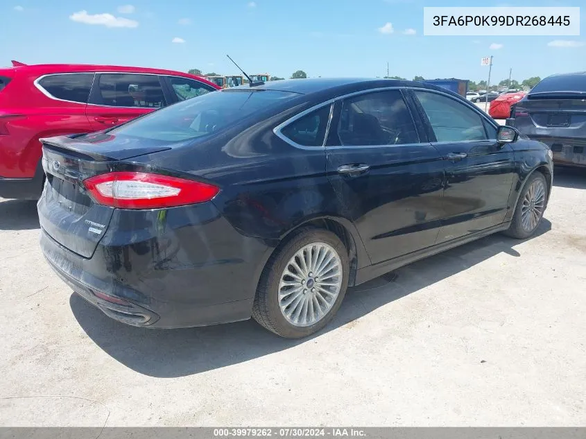 3FA6P0K99DR268445 2013 Ford Fusion Titanium