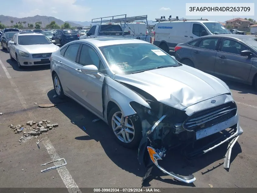 2013 Ford Fusion Se VIN: 3FA6P0HR4DR263709 Lot: 39982034