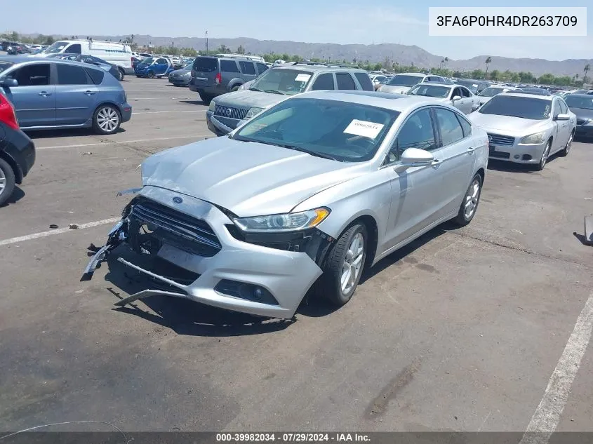 2013 Ford Fusion Se VIN: 3FA6P0HR4DR263709 Lot: 39982034