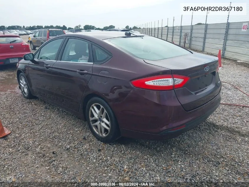 3FA6P0HR2DR367180 2013 Ford Fusion Se