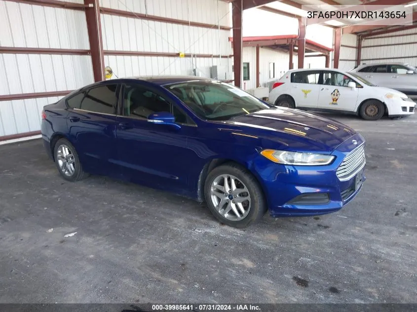 3FA6P0H7XDR143654 2013 Ford Fusion Se