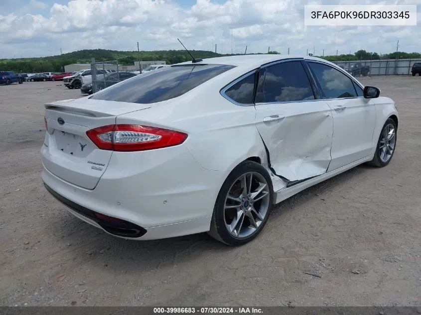 3FA6P0K96DR303345 2013 Ford Fusion Titanium