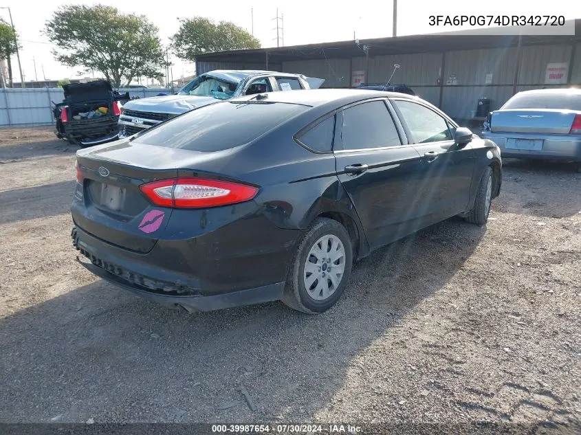 3FA6P0G74DR342720 2013 Ford Fusion S