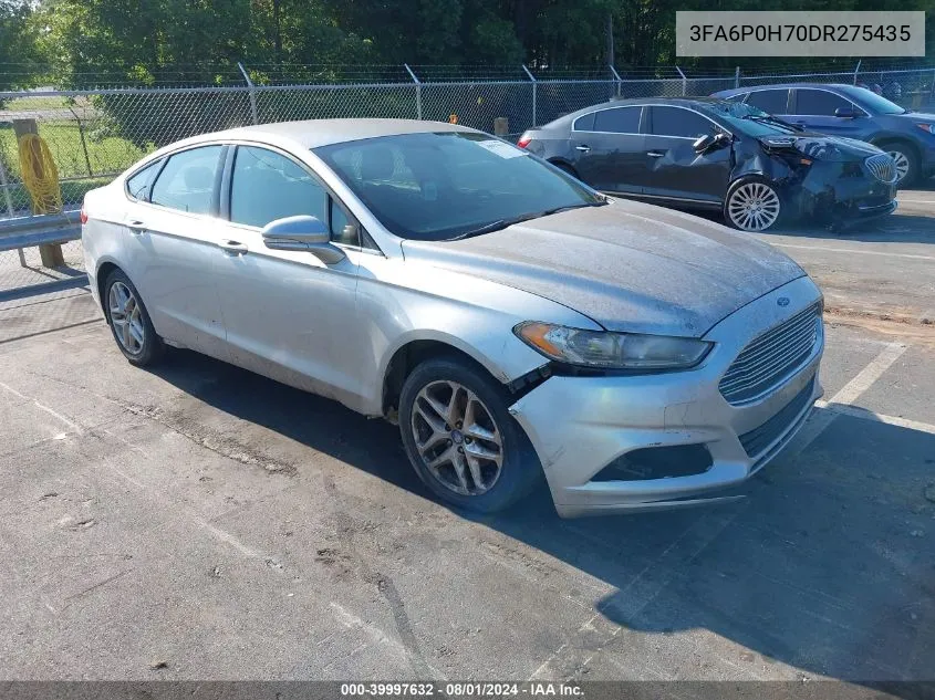 2013 Ford Fusion Se VIN: 3FA6P0H70DR275435 Lot: 39997632