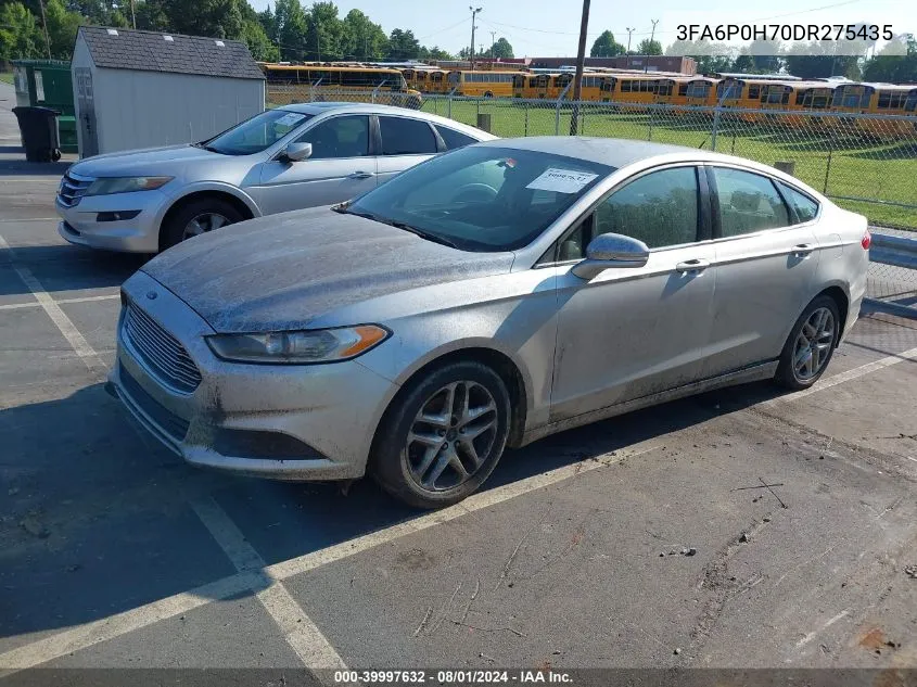 2013 Ford Fusion Se VIN: 3FA6P0H70DR275435 Lot: 39997632