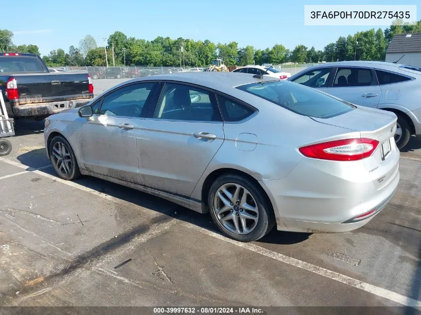 2013 Ford Fusion Se VIN: 3FA6P0H70DR275435 Lot: 39997632