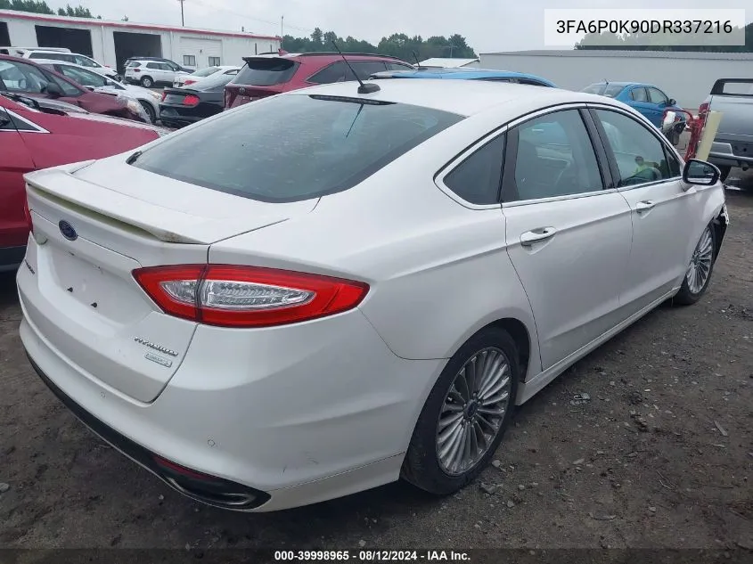 3FA6P0K90DR337216 2013 Ford Fusion Titanium