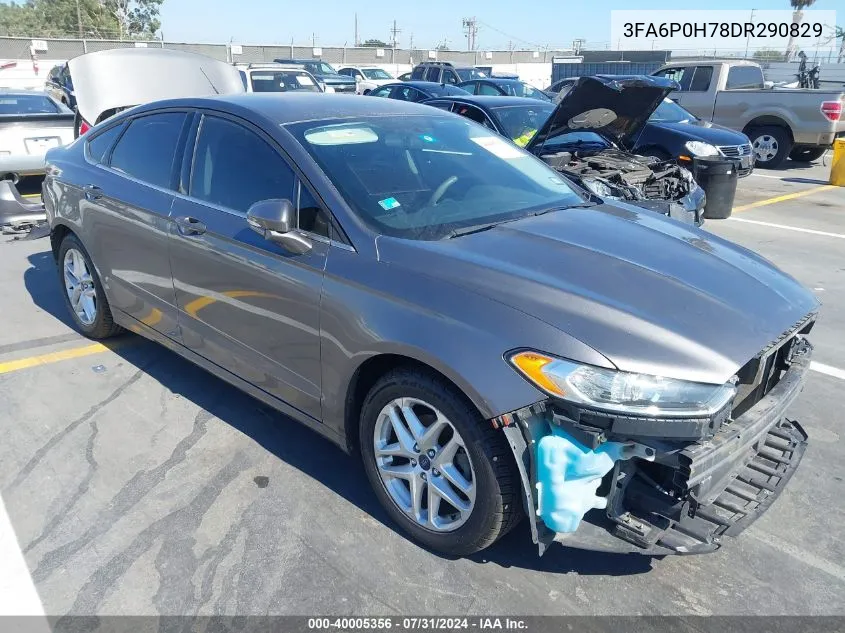 3FA6P0H78DR290829 2013 Ford Fusion Se