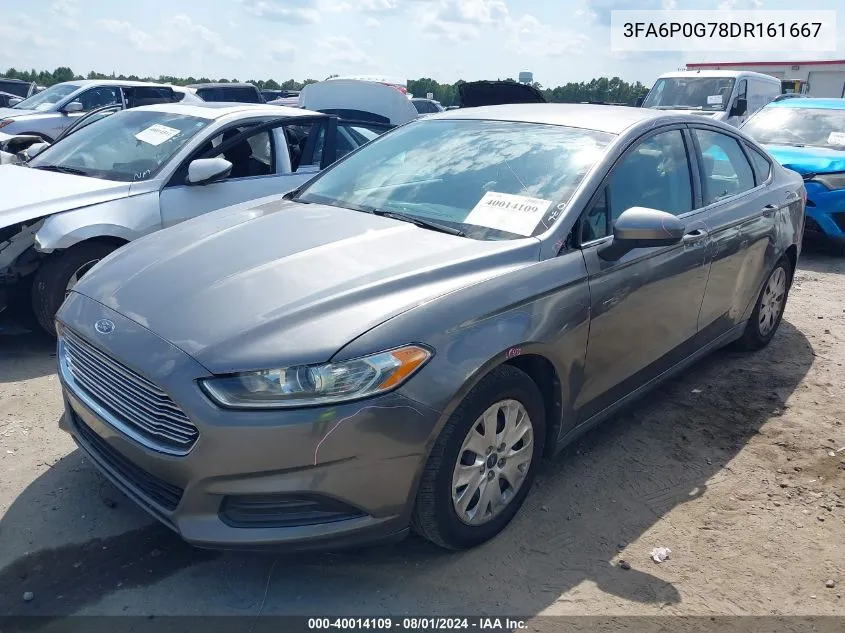 3FA6P0G78DR161667 2013 Ford Fusion S