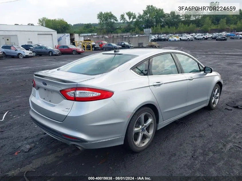 2013 Ford Fusion Se VIN: 3FA6P0HR7DR224659 Lot: 40019838