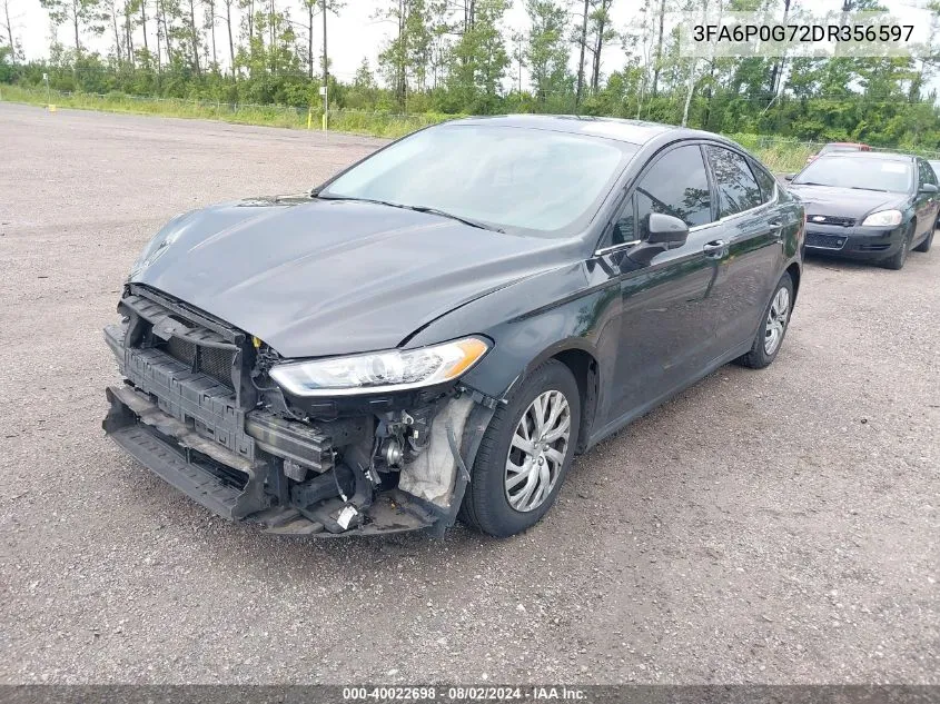 3FA6P0G72DR356597 2013 Ford Fusion S