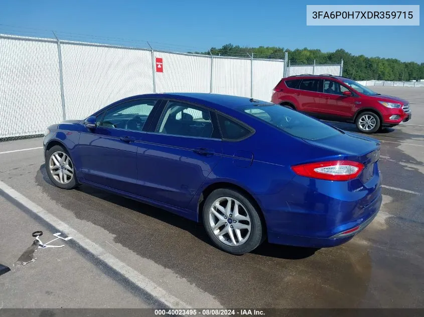 3FA6P0H7XDR359715 2013 Ford Fusion Se