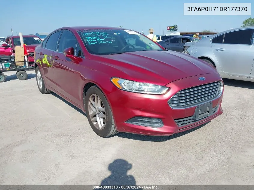 3FA6P0H71DR177370 2013 Ford Fusion Se