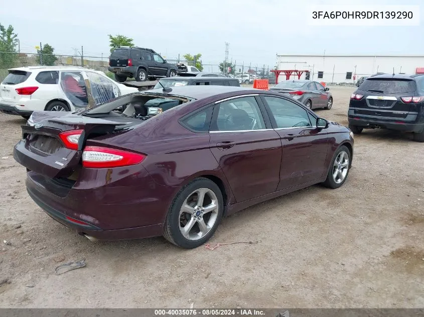 3FA6P0HR9DR139290 2013 Ford Fusion Se