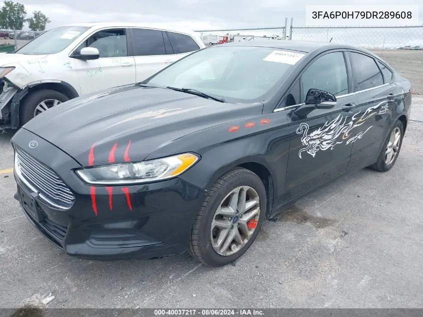 2013 Ford Fusion Se VIN: 3FA6P0H79DR289608 Lot: 40037217