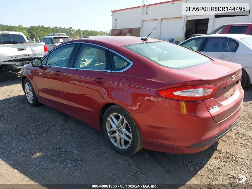 3FA6P0HR8DR144495 2013 Ford Fusion Se