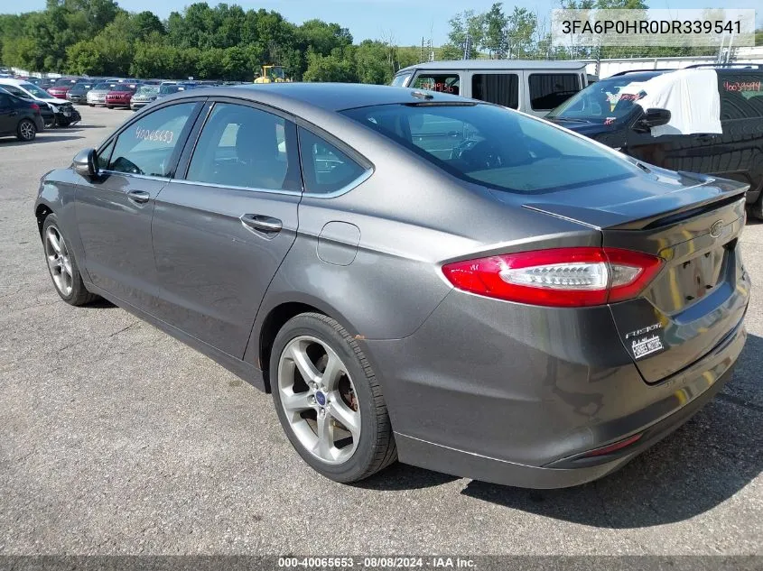 3FA6P0HR0DR339541 2013 Ford Fusion Se