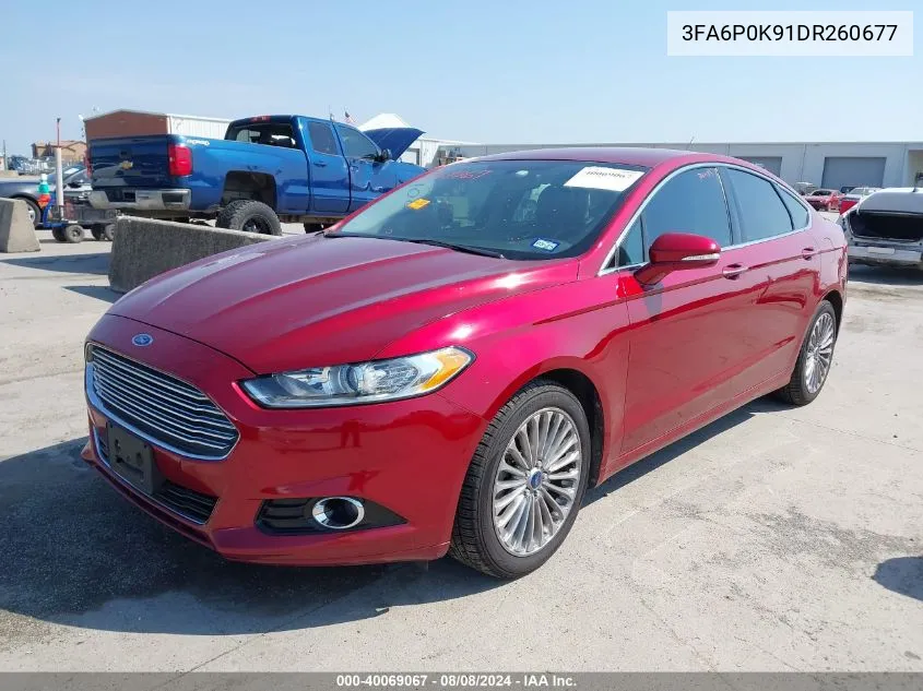 3FA6P0K91DR260677 2013 Ford Fusion Titanium