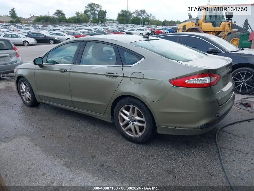 3FA6P0H78DR134760 2013 Ford Fusion Se